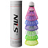 NBL6026 BEDMINTONOVÉ LOPTIČKY MULTICOLOR 6 KS NILS