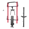 KLT22 ČERVENÝ MULTIFUNKČNÝ POSILŇOVACÍ STOJAN - POWER RACK HMS