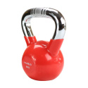 KTC08 8 KG ČERVENÝ KETTLEBELL S CHRÓMOVANÝM ÚCHOPOM HMS