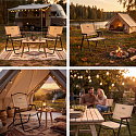 NC4307 BÉŽOVÉ SKLADACIE KEMPINGOVÉ KRESLO NILS CAMP