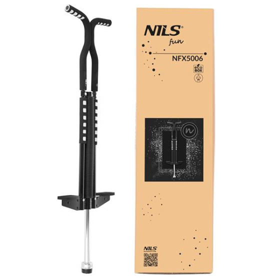 NFX5006 ČIERNA SKÁKACIA TYČ NILS FUN