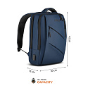 NC4502 MODRÝ CESTOVNÝ BATOH NA NOTEBOOK NILS