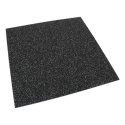 Gumová puzzle podlaha (roh) SF1050 - 95,6 x 95,6 x 1,6 cm, čierno-šedá