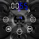 TB13 ELEKTRONICKÝ TRÉNINGOVÝ BOXERSKÝ TERČ S RUKAVICAMI HMS (MUSIC BOXING MACHINE)