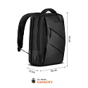 NC4502 ČIERNÝ CESTOVNÝ BATOH NA NOTEBOOK NILS