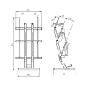 STR40 STOJAN NA SADY BODY PUMP HMS