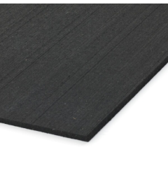 Gumová soklová lišta SF1050 - 198 x 7 cm a tloušťka 0,8 cm, černá