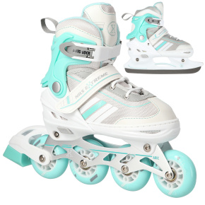 Korčule NILS Extreme NH18191 2v1 bielo-modré