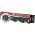 Matné kolieska NILS Extreme PU 76x24 82A s ložiskami ABEC 9, biela, 4 ks