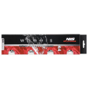 Matné kolieska NILS Extreme PU 90x24 82A, biela, 4 ks