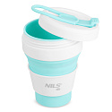NC4103 MÁTOVÝ SILIKÓNOVÝ SKLADACÍ HRNČEK 355ML NILS CAMP