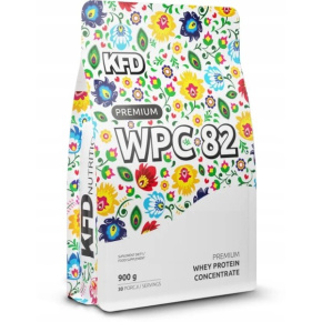 82% WPC proteín KFD Premium WPC 82 900 g s príchuťou jahody a banánu