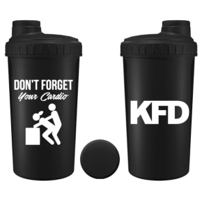Šejkr KFD černý - Cardio 700 ml