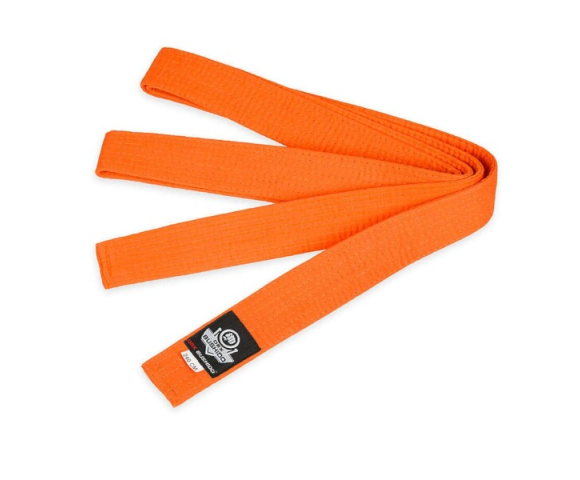 Oranžový opasok pre kimono DBX BUSHIDO OBI