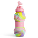 NC4102 RUŽOVÁ SILIKÓNOVÁ SKLADACIA FĽAŠA 700 ML NILS CAMP