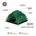 NC4801 ZELENÝ POP-UP STAN SHADOW 2 NILS CAMP