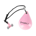 HHW11 PLUS SIZE RUŽOVÁ MASÁŽNA OBRUČ SO ZÁVAŽÍM HMS