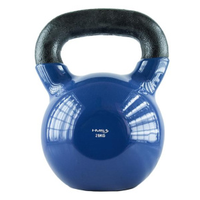 KN 28 KG KETTLEBELL POKRYTÝ VINYLOM HMS