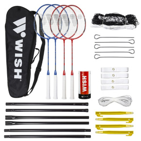 ALUMTEC 5566 ČERVENO-MODRÝ BADMINTONOVÝ SET WISH