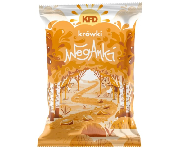 KFD Veganské karamelky 150 g