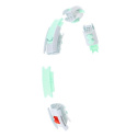 SET HHW06 ZELENÁ + BE163 PLUS SIZE MASÁŽNY HULA HOOP OBRUČ SO ZÁVAŽÍM A POČÍTADLOM HMS