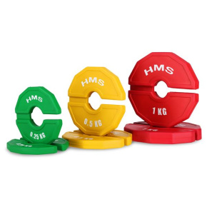 TSN SADA PROGRESÍVNYCH PRÍDAVNÝCH KOTÚČOV 2 x 0,25 - 1 KG (3,5 KG) HMS