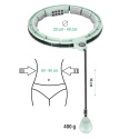 SET HHM13 + BR163 ZELENÁ MASÁŽNA OBRUČ SO ZÁVAŽÍM, MAGNETMI A POČÍTADLOM HMS