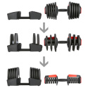 SGR40 PRO SET 2V1 40 KG JEDNORUČNÁ / OBOJRUČNÁ VARIABILNÁ ČINKA HMS