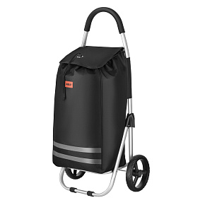 NC4304 ČIERNA SKLADACIA NÁKUPNÁ TAŠKA NA KOLIESKACH 45L NILS