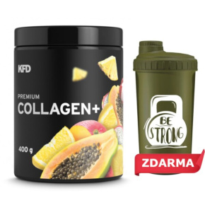 KFD Premium Collagen+ 400 g s příchutí tropického ovoce + šejkr ZDARMA