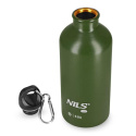 NC3801 ZELENÁ NEREZOVÁ TURISTICKÁ FĽAŠA 550ML NILS CAMP