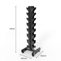 SADA ČINOK CHD 2 x 1 - 8 KG (72 KG) + STOJAN STR36 HMS