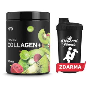 KFD Premium Collagen+ 400 g s příchutí kiwi a angreštu + šejkr ZDARMA