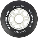 PU 84x24 82A + ABEC 9 ČIERNE MATNÉ KOLIESKA 4KS NILS EXTREME