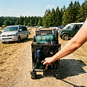 NC2607 ČIERNO-ORANŽOVÝ KEMPINGOVÝ VOZÍK XXL 160L NILS CAMP