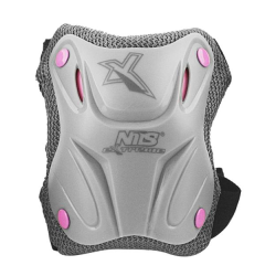 Súprava chráničov NILS Extreme H508 šedá-ružová