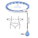 SADA HHM15 MODRÁ + BR163 PLUS SIZE HULA HOOP SO ZÁVAŽIAMI, MAGNETMI A POČÍTADLOM HMS