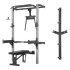 KLT22 SIVÝ MULTIFUNKČNÝ POSILŇOVACÍ STOJAN - POWER RACK HMS