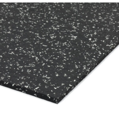 Podlahová guma (doska) SF1050 - 200 x 100 x 0,8 cm, čierno-biela