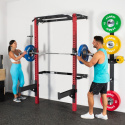 KLT23 ČERVENÁ SKLADACIA POSILŇOVACIA KLIETKA - POWER RACK HMS