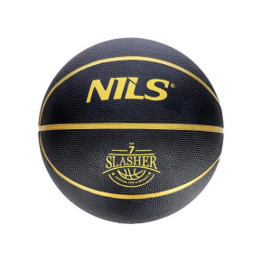 NPK270 ČIERNA SLASHER 7 BASKETBALOVÁ LOPTA NILS