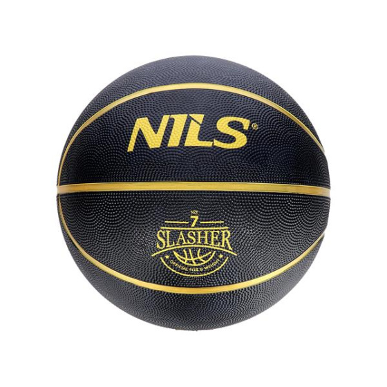NPK270 ČIERNA SLASHER 7 BASKETBALOVÁ LOPTA NILS