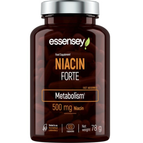 ESSENSEY Niacin Forte - vitamín B3 - 120 kapslí - před expirací