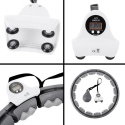 SET HHW06 ČIERNA + BE163 PLUS SIZE MASÁŽNY HULA HOOP OBRUČ SO ZÁVAŽÍM A POČÍTADLOM HMS