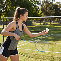 STEELTEC 216 MODRO/ČIERNÁ BADMINTONOVÁ RAKETA WISH