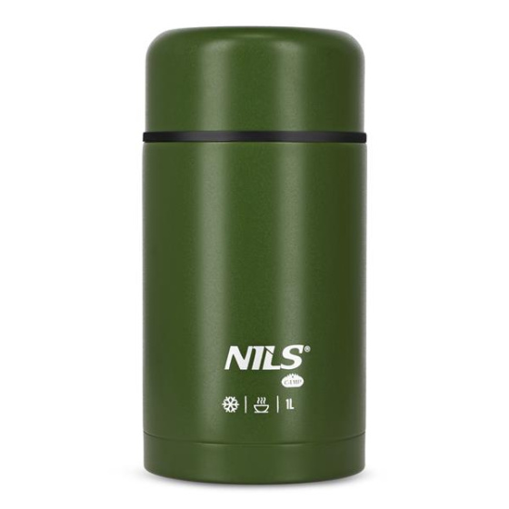 NC3802 ZELENÁ TERMOSKA NA JEDLO 1000ML NILS CAMP