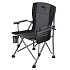 NC3309 ŠEDO-ČIERNE SKLADACIE RYBÁRSKE KRESLO NILS CAMP