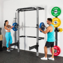 KLT23 SIVÁ SKLADACIA POSILŇOVACIA KLIETKA - POWER RACK HMS