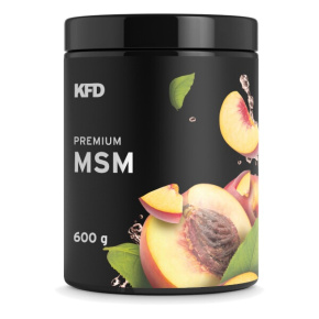 KFD Premium MSM 500 g s příchutí černého čaje s broskví před expirací