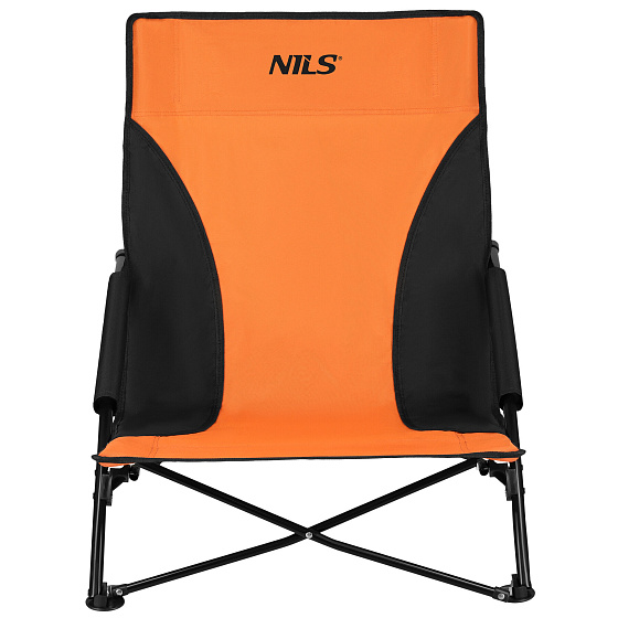 NC3035 ORANŽOVO-ČIERNE PLÁŽOVÉ KRESLO NILS